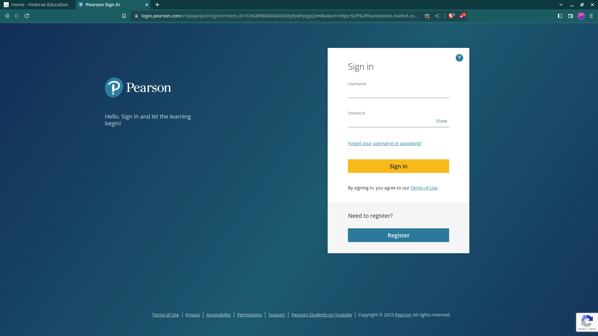 How to Access Pearson MyFoundationsLab
